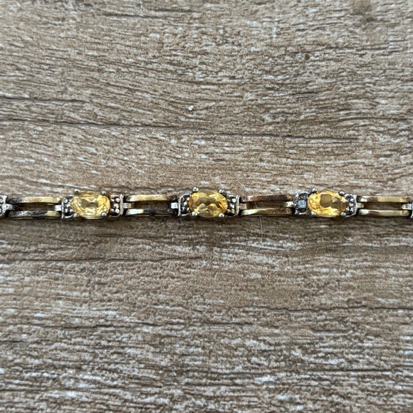 Vintage FAS Gold Vermeil over Sterling Silver Bracelet - Picture 1 of 6